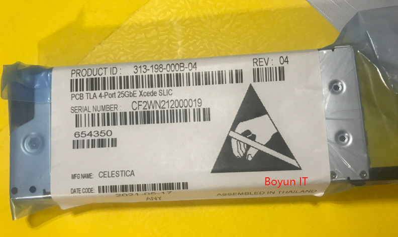 Xcode Pcb Adapter Dell EMC PCB TLA 4 portas 25 Gbe Xcode Slic 313-198-000B-04 D4SL10IO4PTU